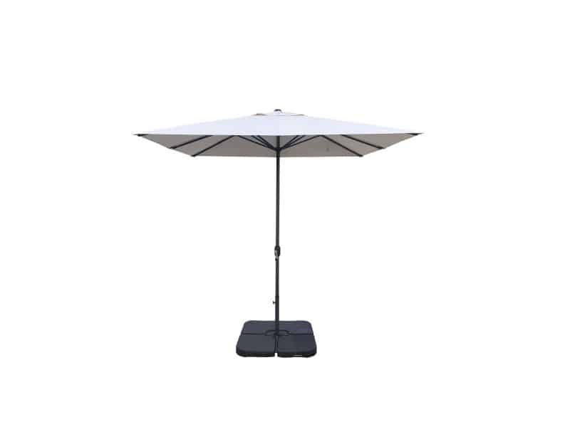 Easywind Stokparasol - 300x300cm - Beige - Acryl 208g/m² Aluminium Staal Windbestendig