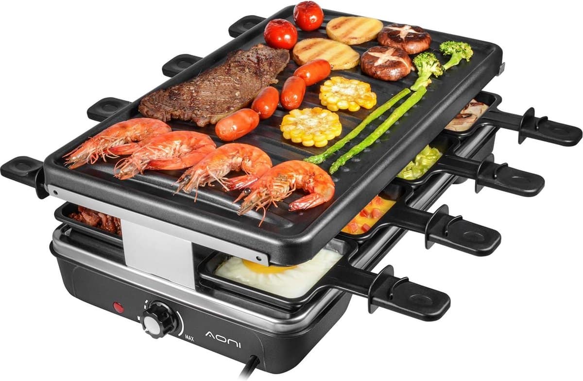 electrische bbq barbecue 1200w 2 delig