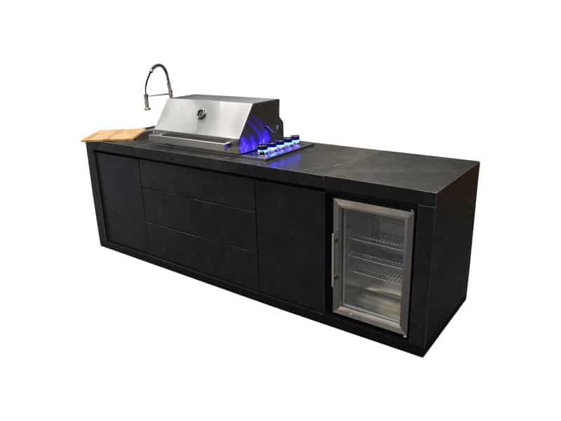 Emberhaus Bar en Grill buitenkeuken 263x70xH120 cm grijs