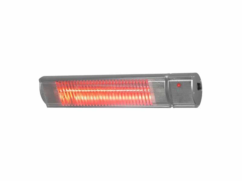 Eurom Terrasverwarmer Golden 1800 Comfort Rc - Wandmontage - 1800w - Zilver