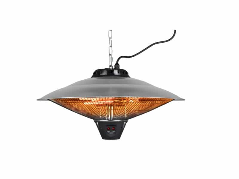 Eurom Terrasverwarmer Partytentheater 2100 - Hangend - 2100w - Zilver