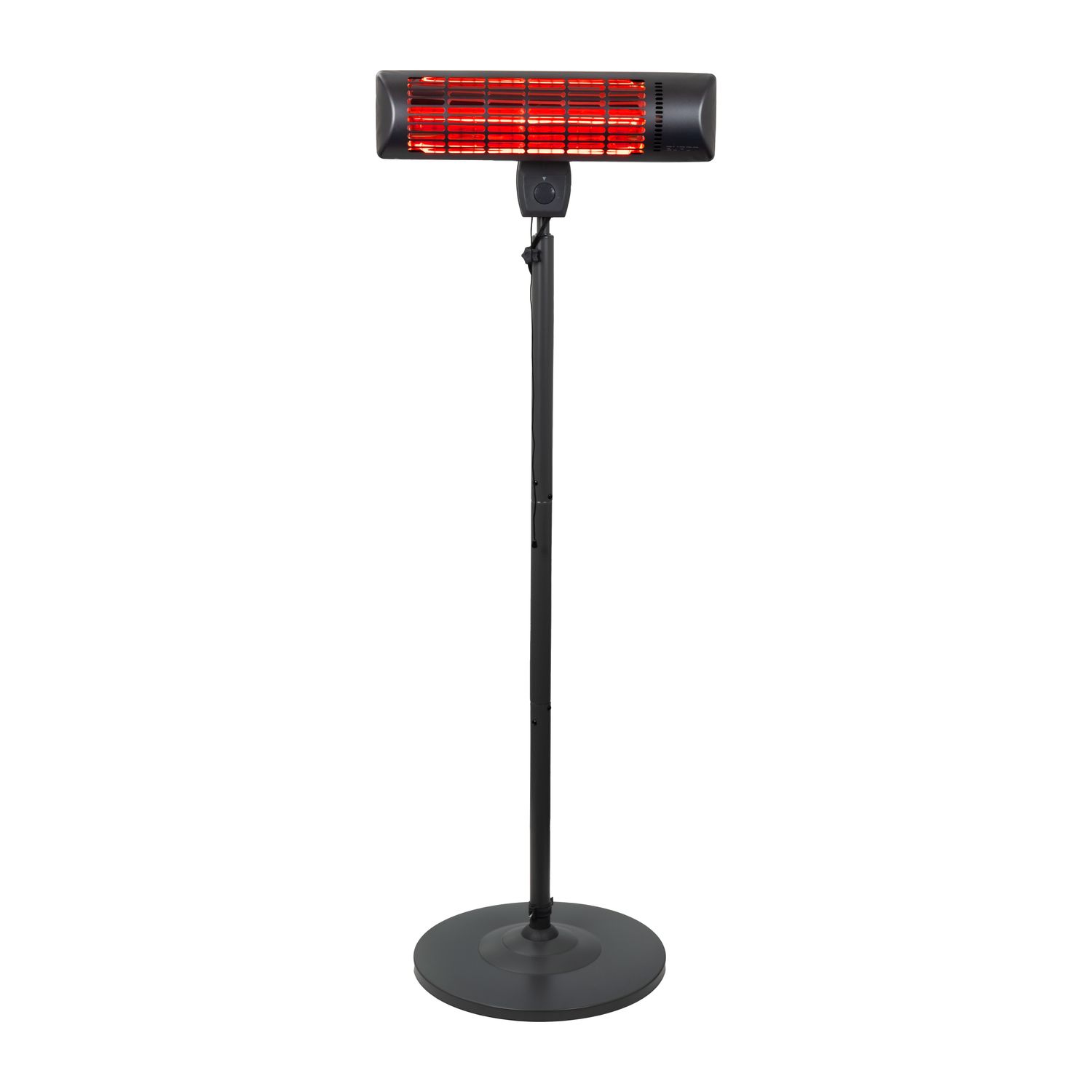 eurom terrasverwarmer q time golden 1800s staand 1800w zilver