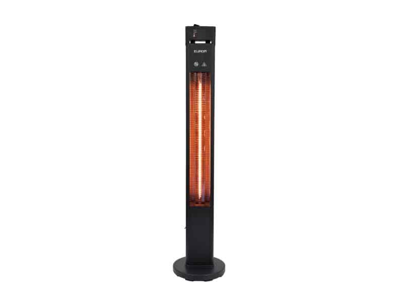 Eurom Terrasverwarmer Q-tower 2000 Rcd - Staand - 2000w - Zwart