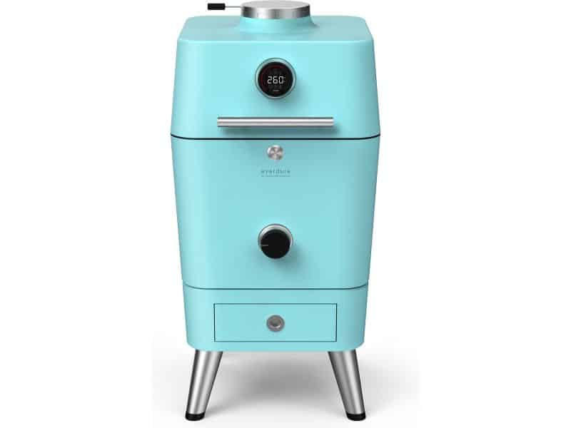 Everdure 4K Houtskoolbarbecue Blauw by Heston Blumenthal