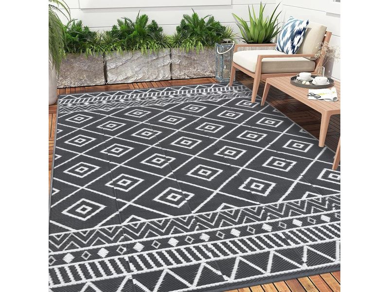 Extra Grote Buitenkleed 270x360cm - Omkeerbaar Picknick & Strandkleed voor Tuin, Camping en Balkon