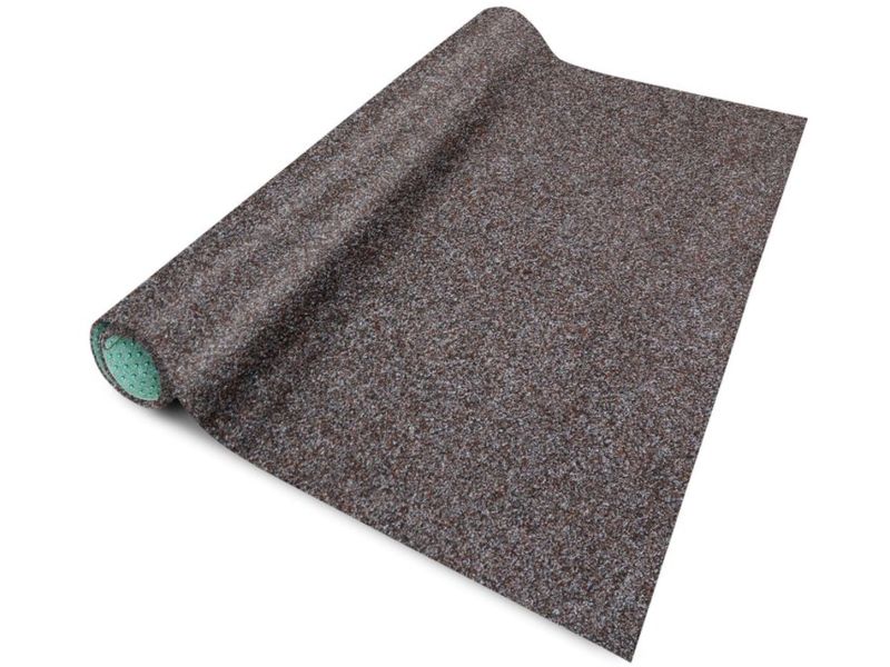 FLOORDIREKT Gazontapijt Farbwunder - Bruin - Ideaal voor Balkon en Terras - 200 x 650 cm