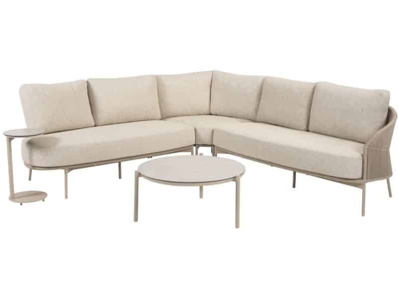 Florence hoek loungeset 5 delig latte rope Taste 4SO