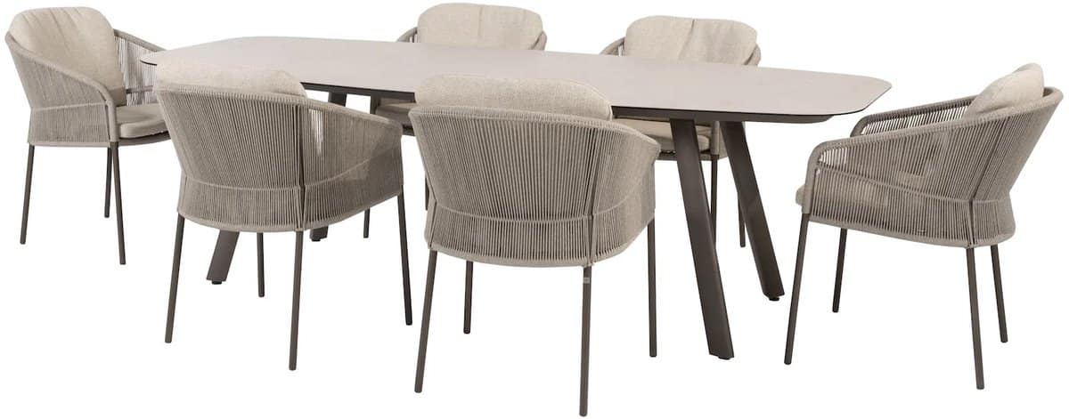 florence manolo dining tuinset 240x103xh75 cm 7 delig terre taste