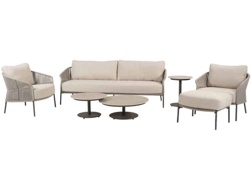 Florence stoel bank loungeset 7 delig terre Taste 4SO