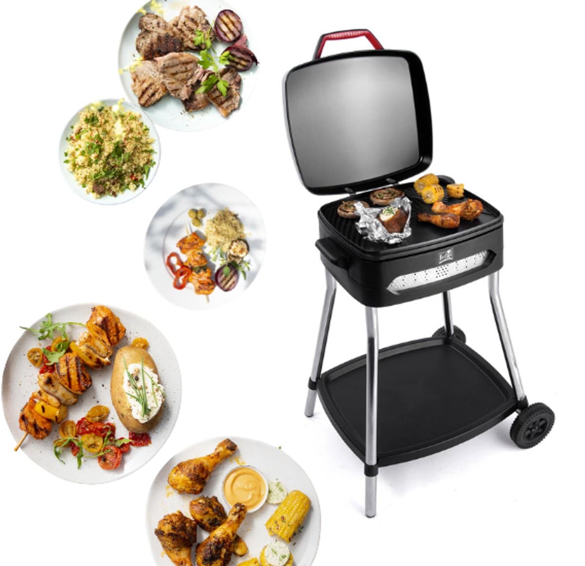fritel barbecue bbq 3278 elektrische bbq / tafelgrill