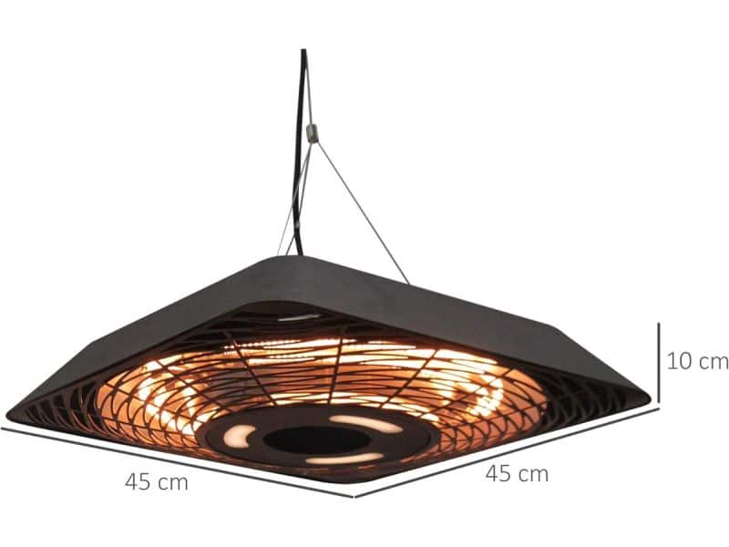 Ganeey Premium Plafond Terrasverwarmer 800W / 1200W / 2000W