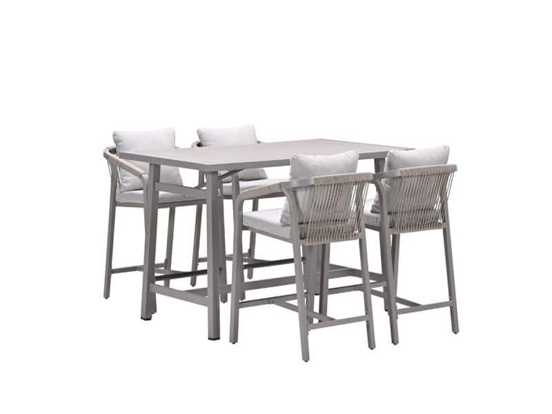 Garden Impressions barset Monti 5-delig taupe / rope grey sand / valley sand- - - Garden Impressions