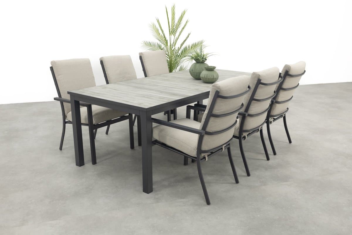 gi sergio/hartman comino tuinset (7 delig) 223×105 cm.