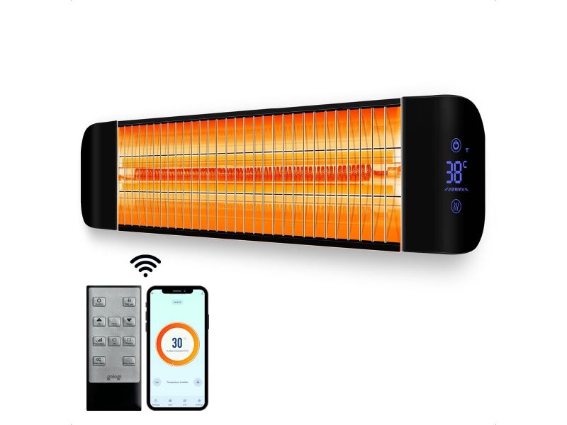 Gologi Elektrische Terrasverwarmer - 2000W - Infrarood Heater