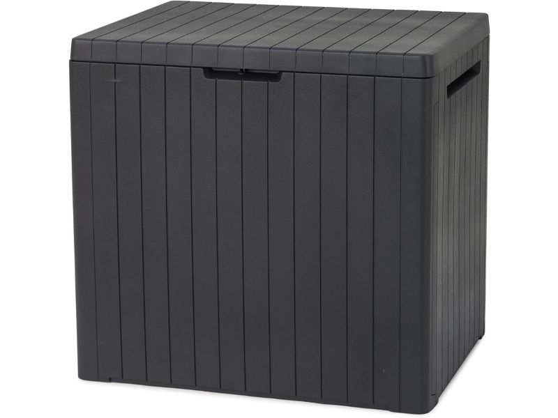 Goodivery - Opbergbox Tuinkussenbox - Box Donkergrijze opbergbox - 113 L Afmetingen H x B 55 x 44 x 58 cm