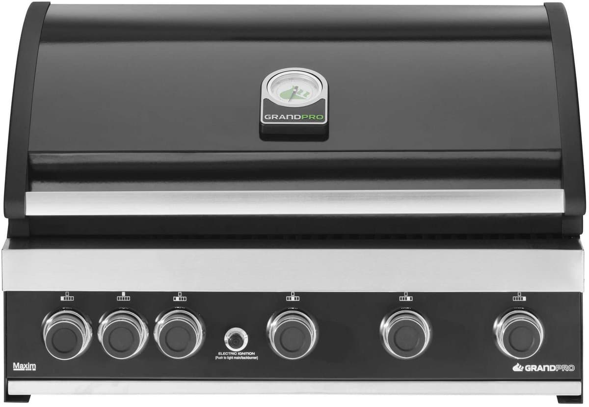 grandpro maxim g5 inbouw gas barbecue 6 branders