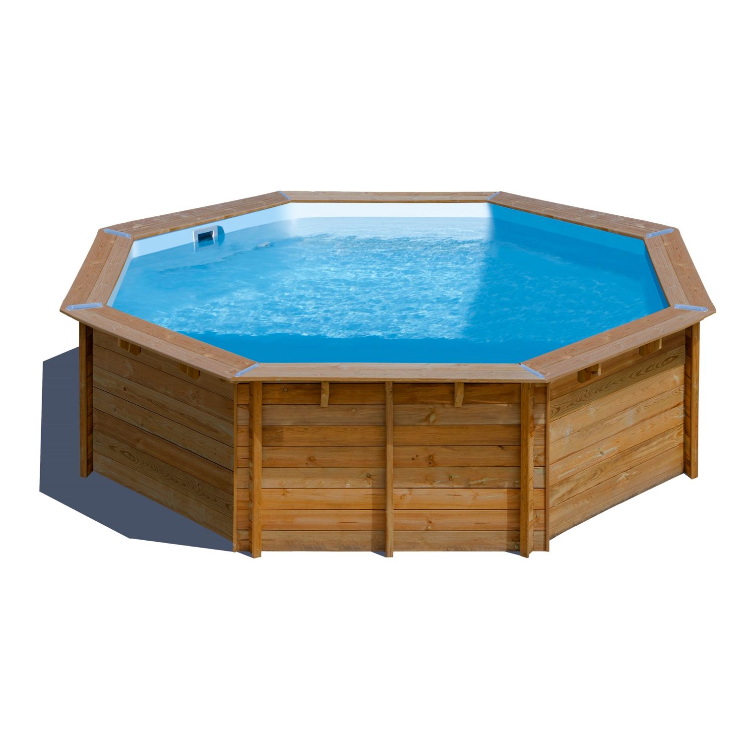 gre zwembad normandie set grenen rond Ø500x127cm