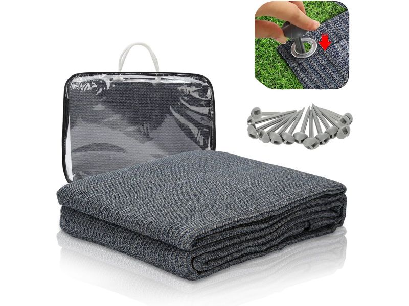 Grote Campingmat Buitenkleed 300x600 cm Ademend en Antislip