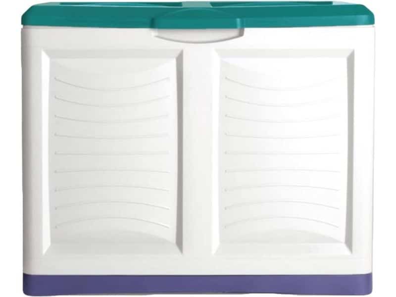 Grote Kunststof Opbergbox met Deksel voor Binnen en Buiten