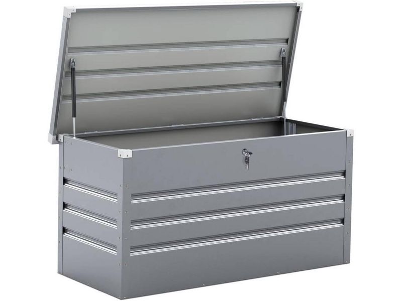 Grote Metalen Opbergbox Buiten - 480 Liter - Weerbestendige Tuinkist