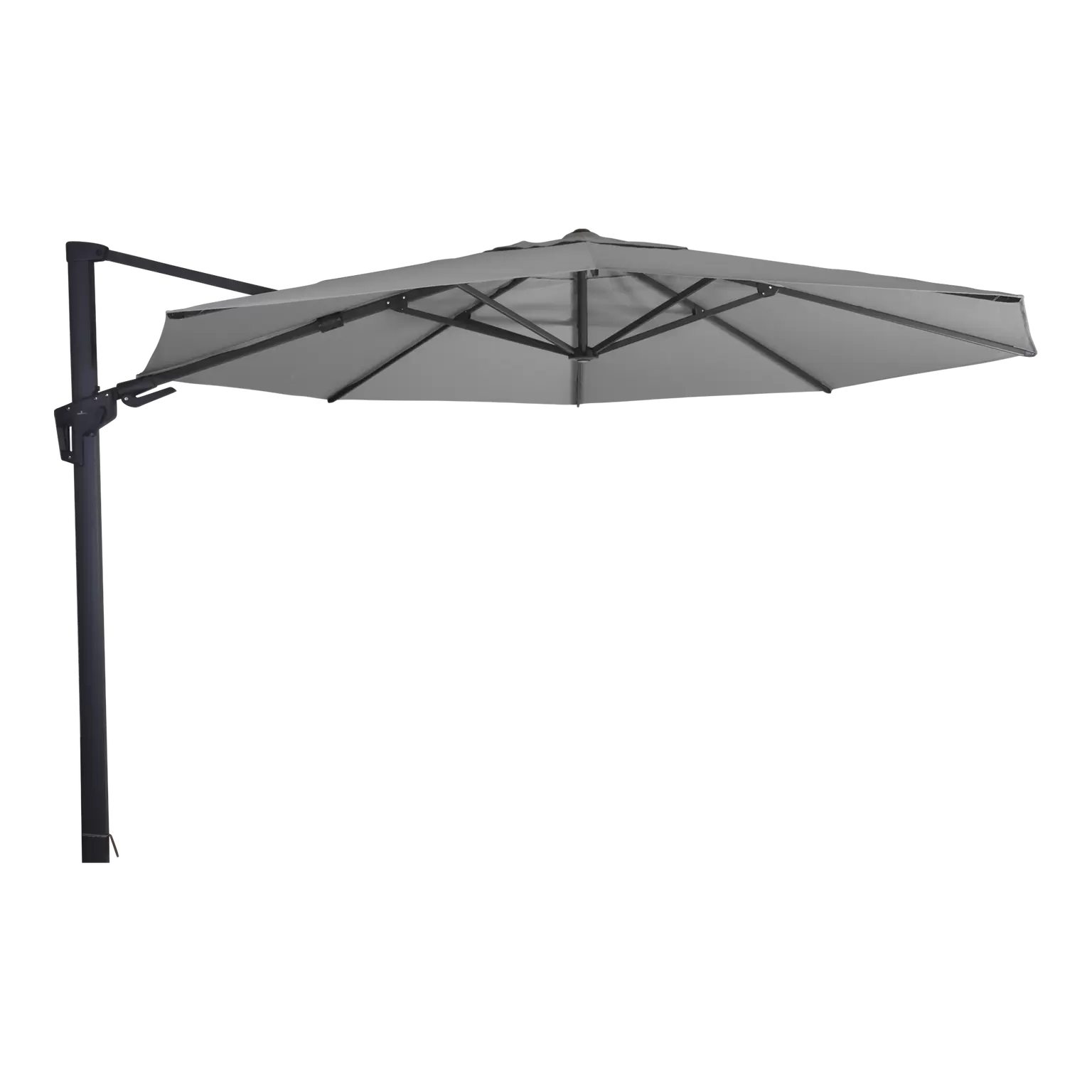 grote zweefparasol virgoflex antraciet 3,5m van lesli living