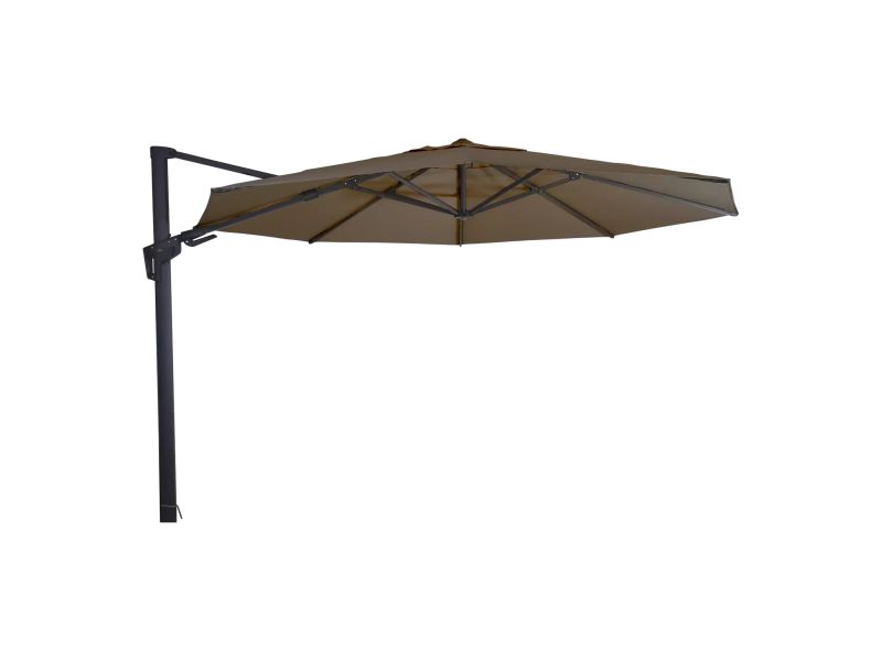 Grote Zweefparasol VirgoFlex Taupe 3,5m van Lesli Living