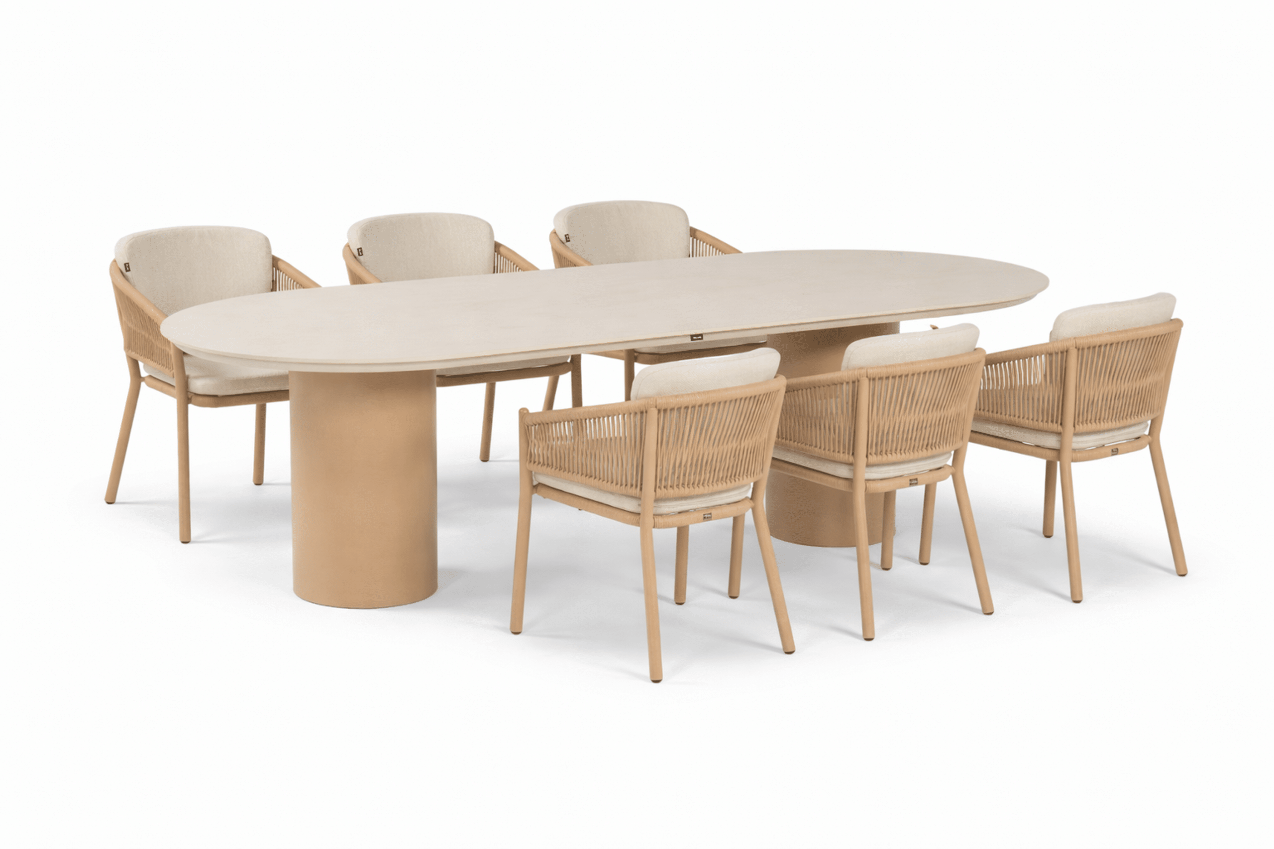 hartman altea/valencia 220×100 cm dining tuinset 7 delig
