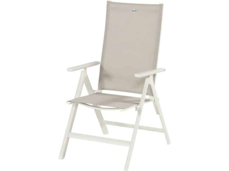 Hartman Aruba Verstelbare Tuinstoel Wit