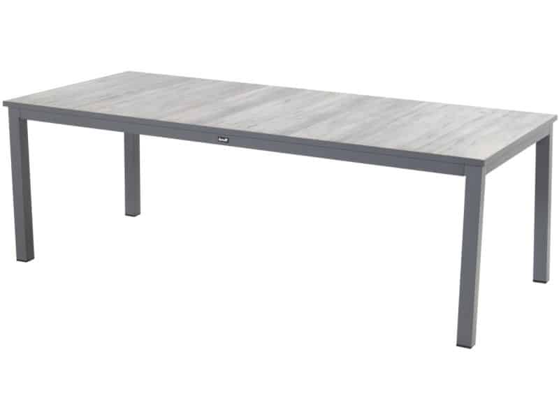 Hartman Comino dining tuintafel 223x105 cm. - Keramiek/Grijs