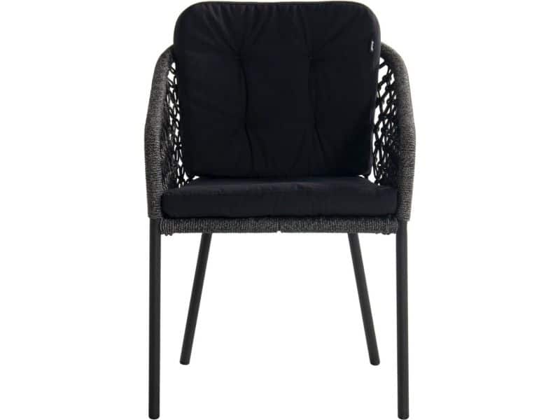 Hartman Hera Rope Dining Tuinstoel - Zwart Rope - Incl.