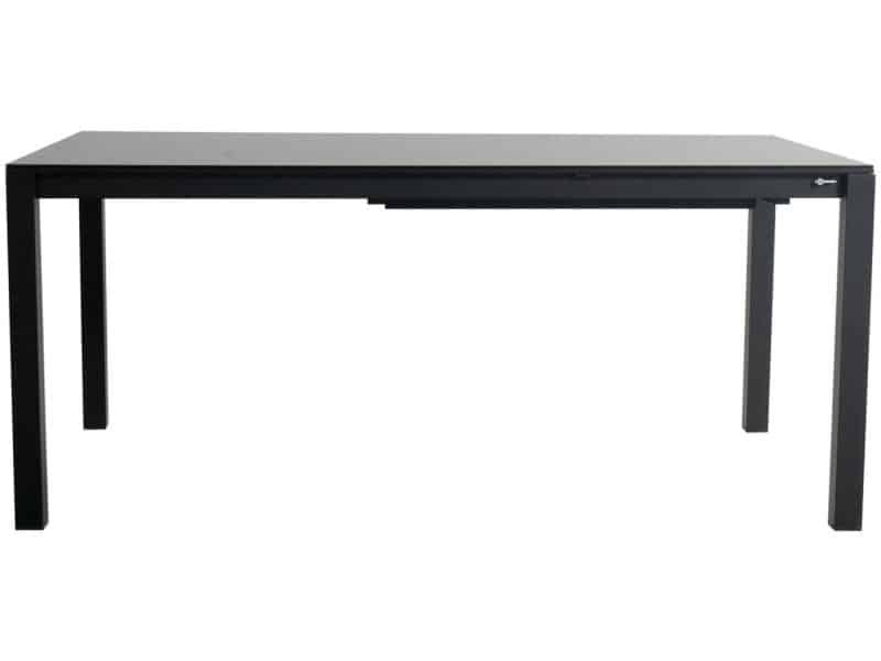 Hartman Matteo Uitschuifbare Tuintafel - Aluminium - Zwart - 180x90