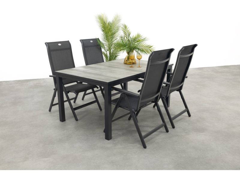 Hartman Milaan/Comino verstelbare tuinset (5-delig) - 163x105 cm.