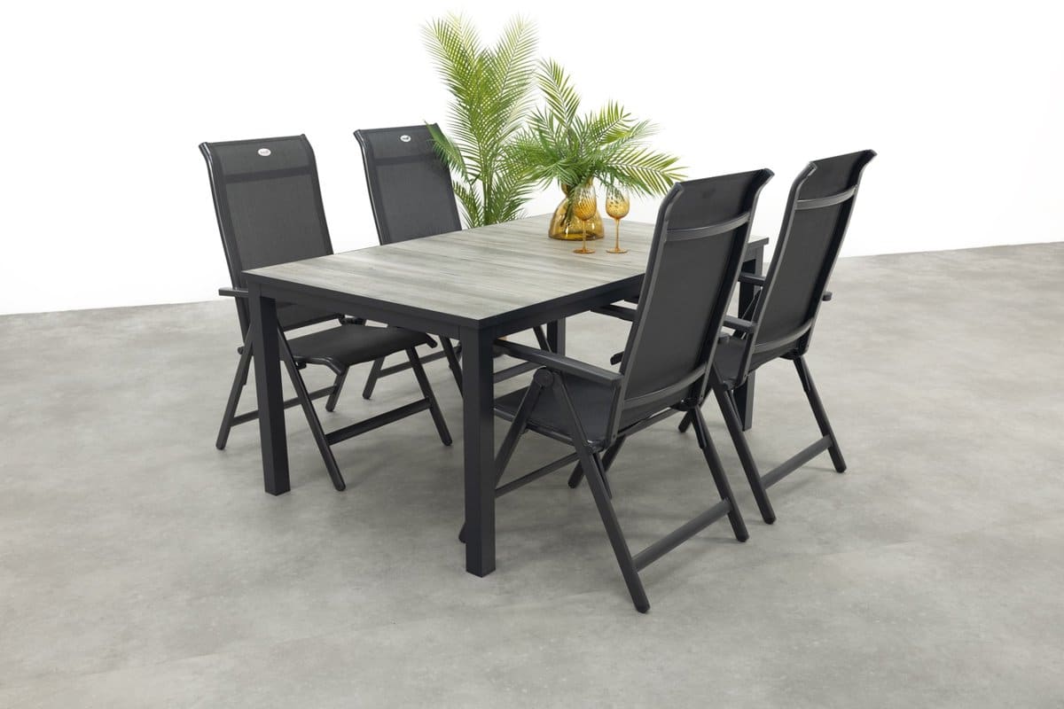 hartman milaan/comino verstelbare tuinset (5 delig) 163×105 cm.