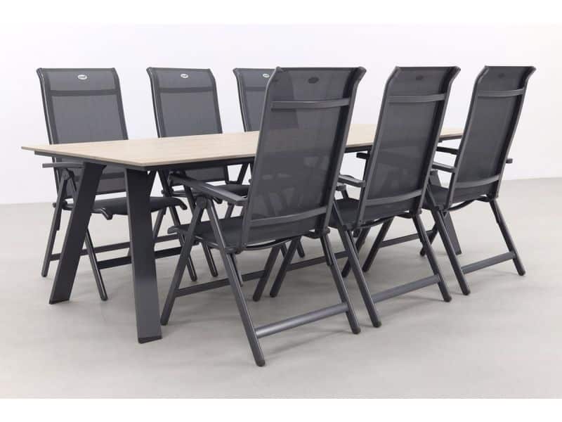 Hartman Milaan/Garden Impressions Nevada 240x100 cm. tuinset - verstelbaar