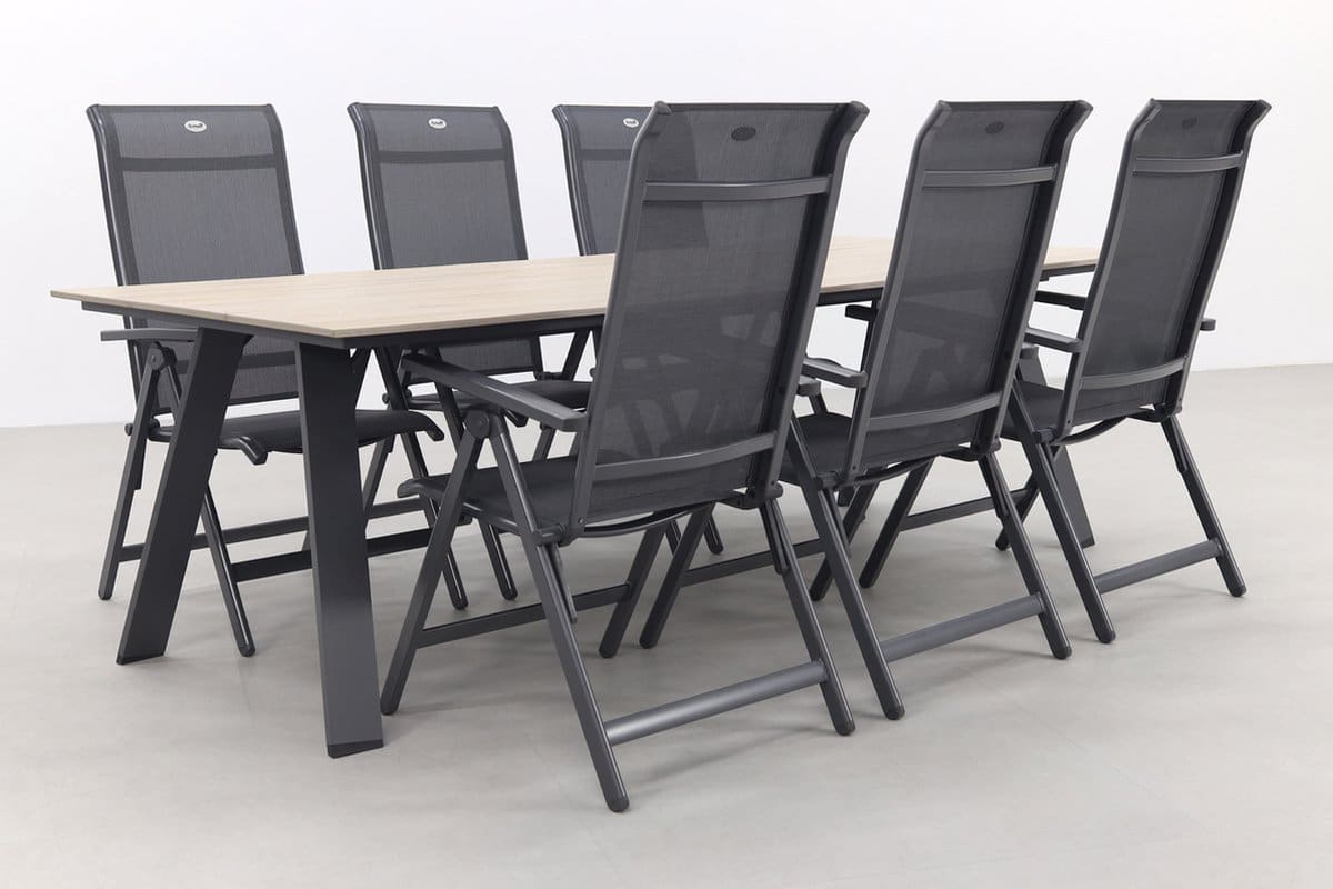 hartman milaan/garden impressions nevada 240×100 cm. tuinset verstelbaar