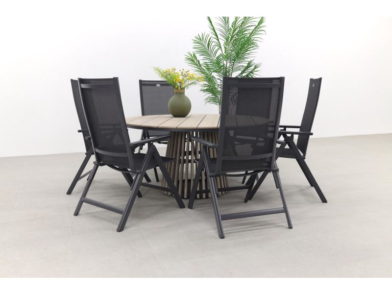 Hartman Milaan/GI Trinxa verstelbare ronde tuinset - 148 cm.