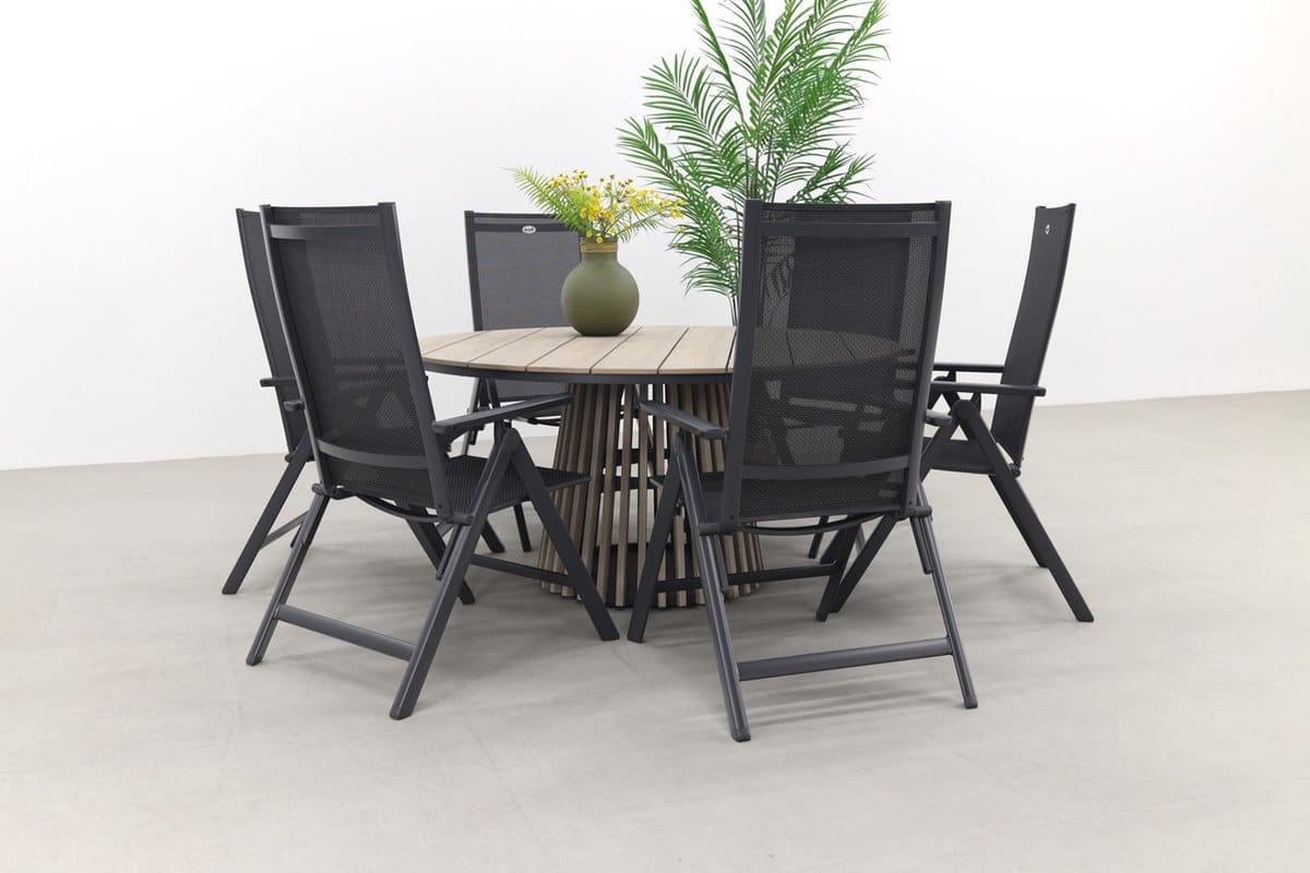 hartman milaan/gi trinxa verstelbare ronde tuinset 148 cm.