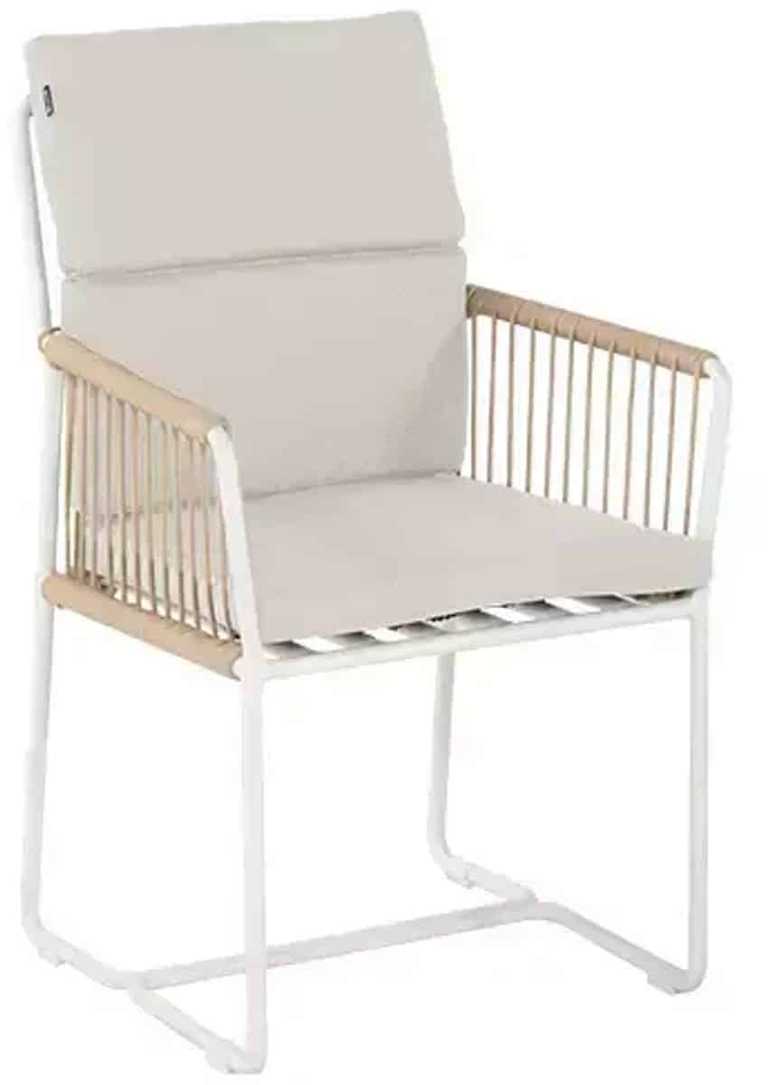 hartman modica rope tuinstoel white