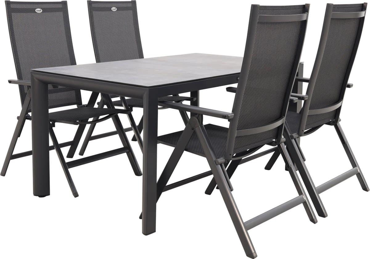hartman napoli/baltimor 150 cm. verstelbare tuinset 5 delig
