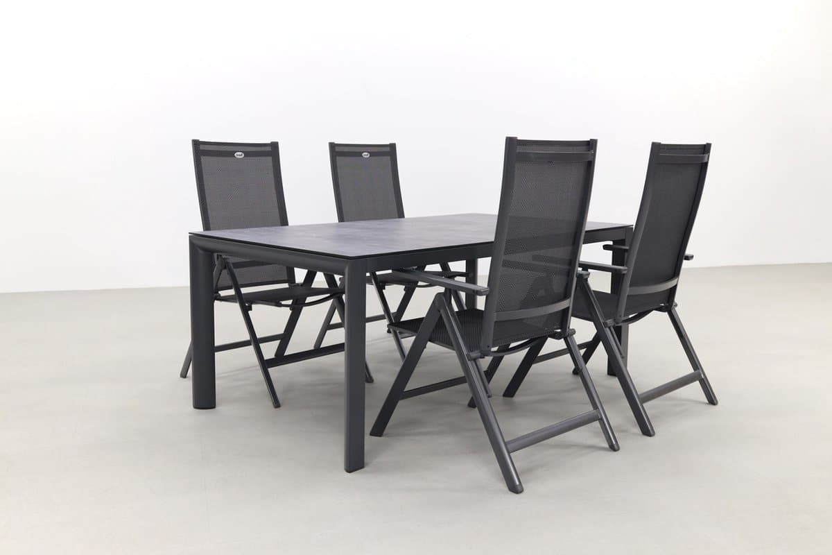 hartman napoli/baltimor 180 cm. verstelbare tuinset 5 delig
