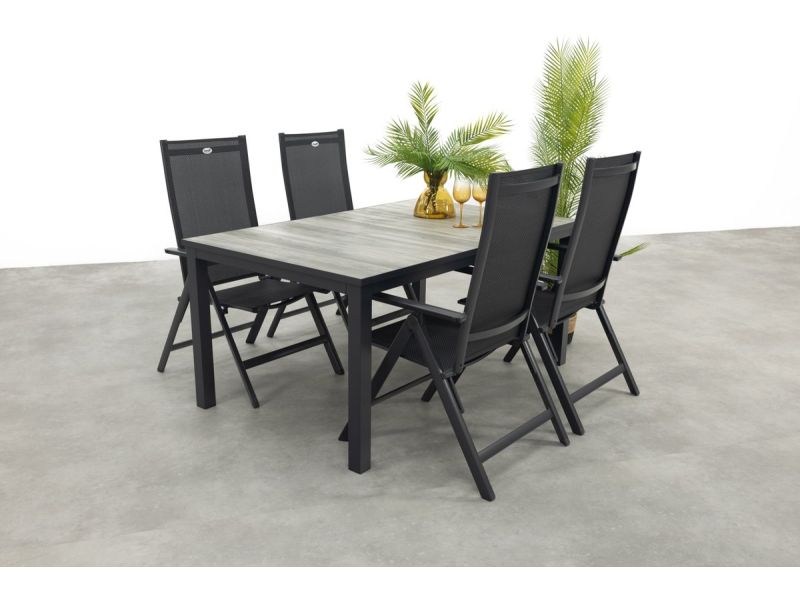 Hartman Napoli/Comino verstelbare tuinset (5-delig) - 163x105 cm.
