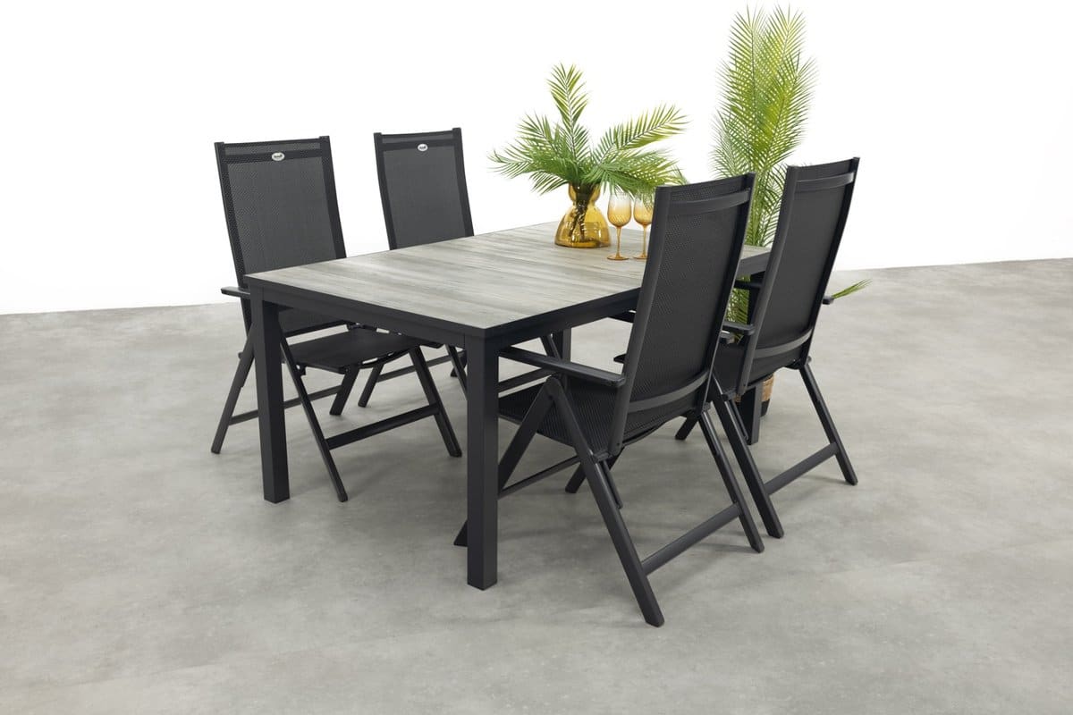 hartman napoli/comino verstelbare tuinset (5 delig) 163×105 cm.