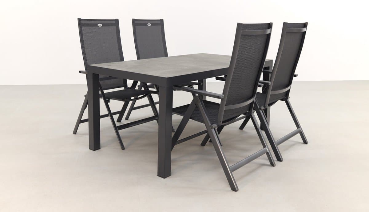 hartman napoli/president 160 cm. verstelbare tuinset 5 delig