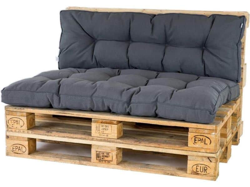 Hartman Palletkussen Casual Sealgrey - 120 x 80cm