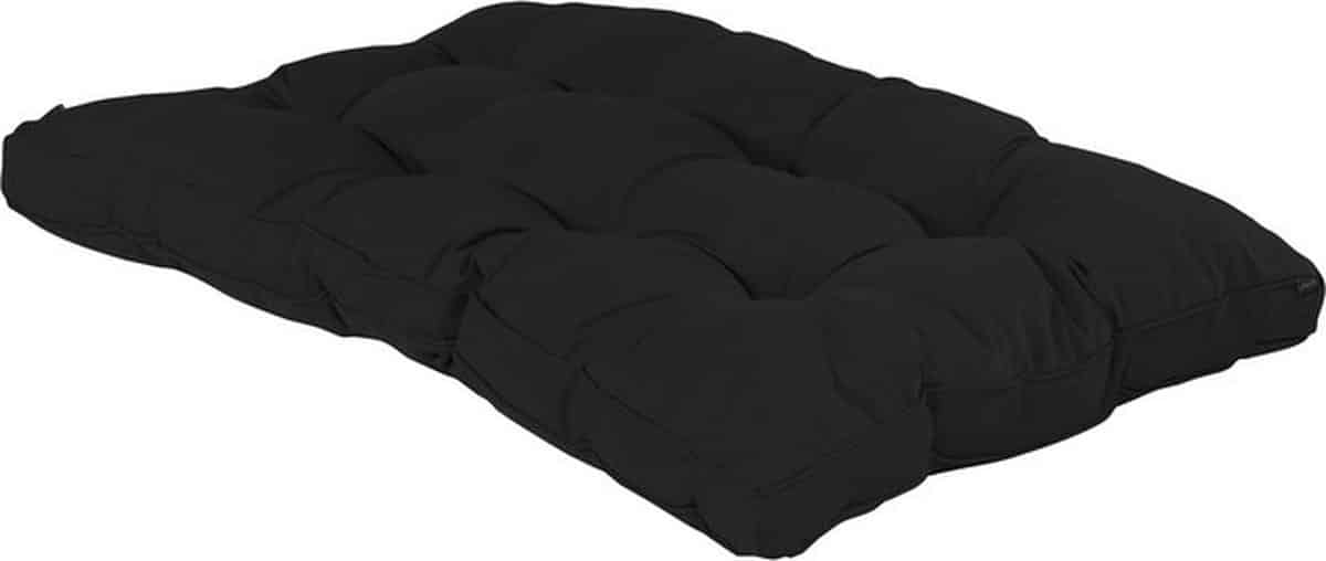 hartman palletkussen casual zwart 120 x 80cm