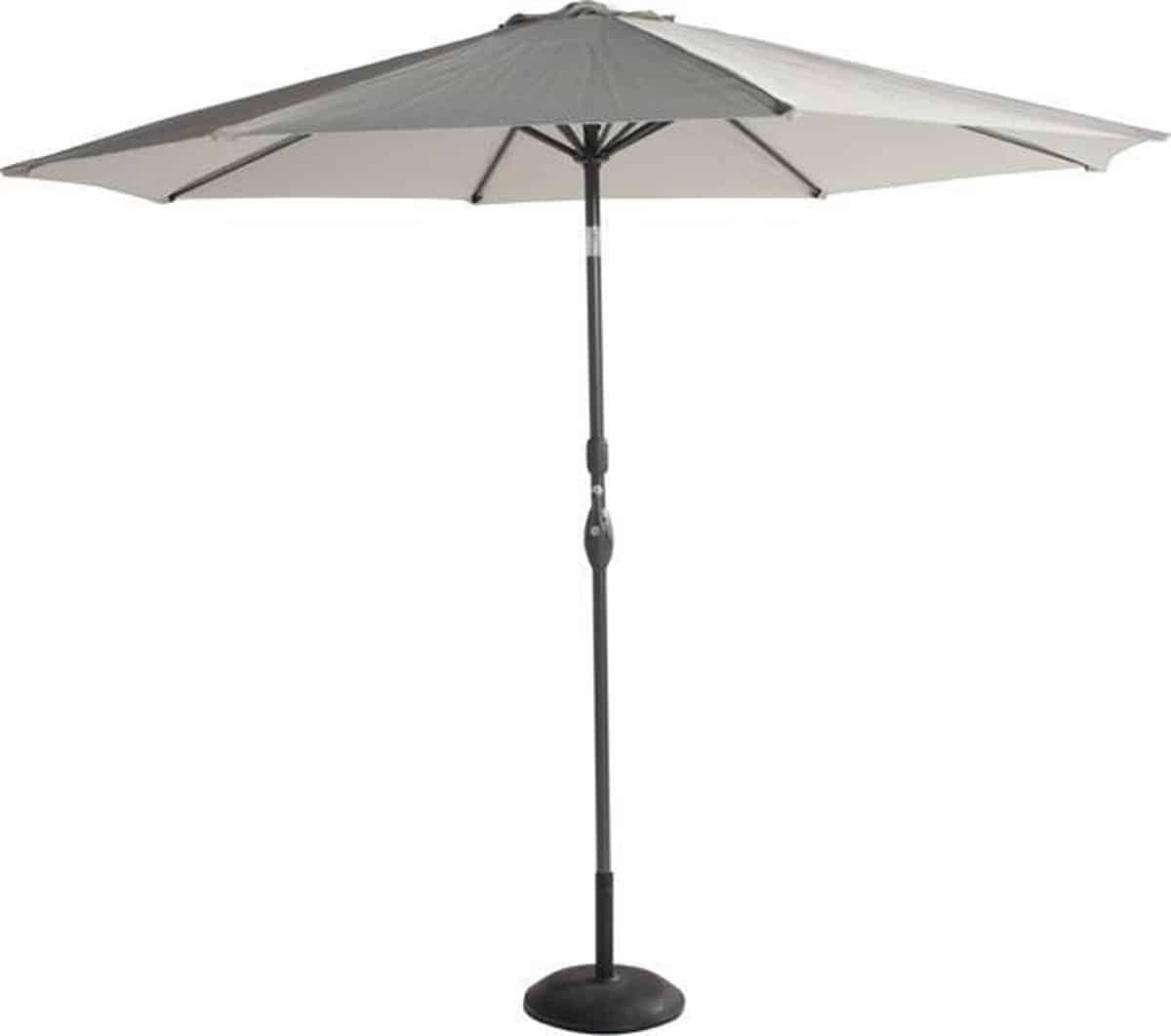 hartman parasol 300cm lichtgrijs sunline