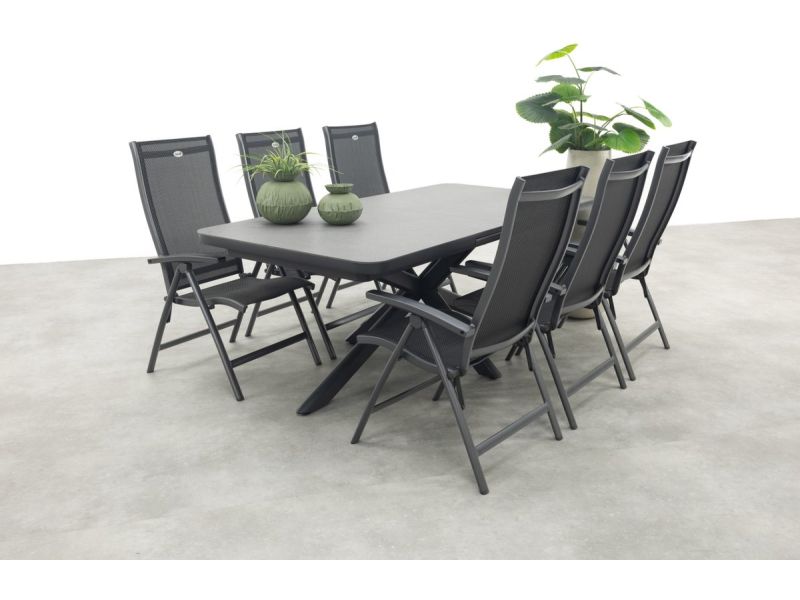 Hartman Salvatore/Montreal verstelbare tuinset - uitschuifbare tuintafel