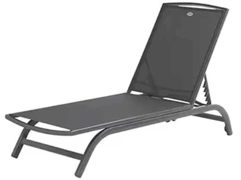 Hartman San Domingo ligbed - Antraciet - Aluminium - verstelbaar