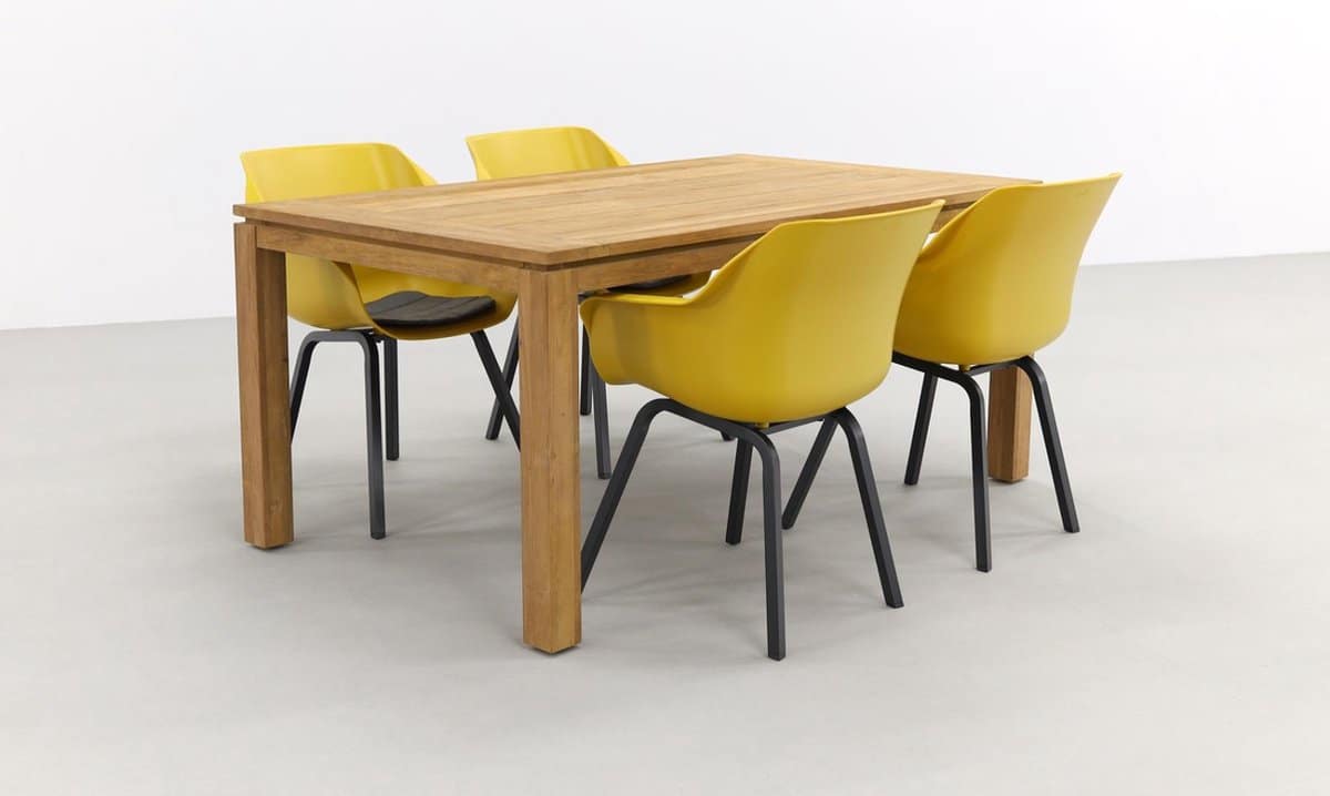 hartman sophie element geel/rome brown 170 cm. tuinset 5 delig