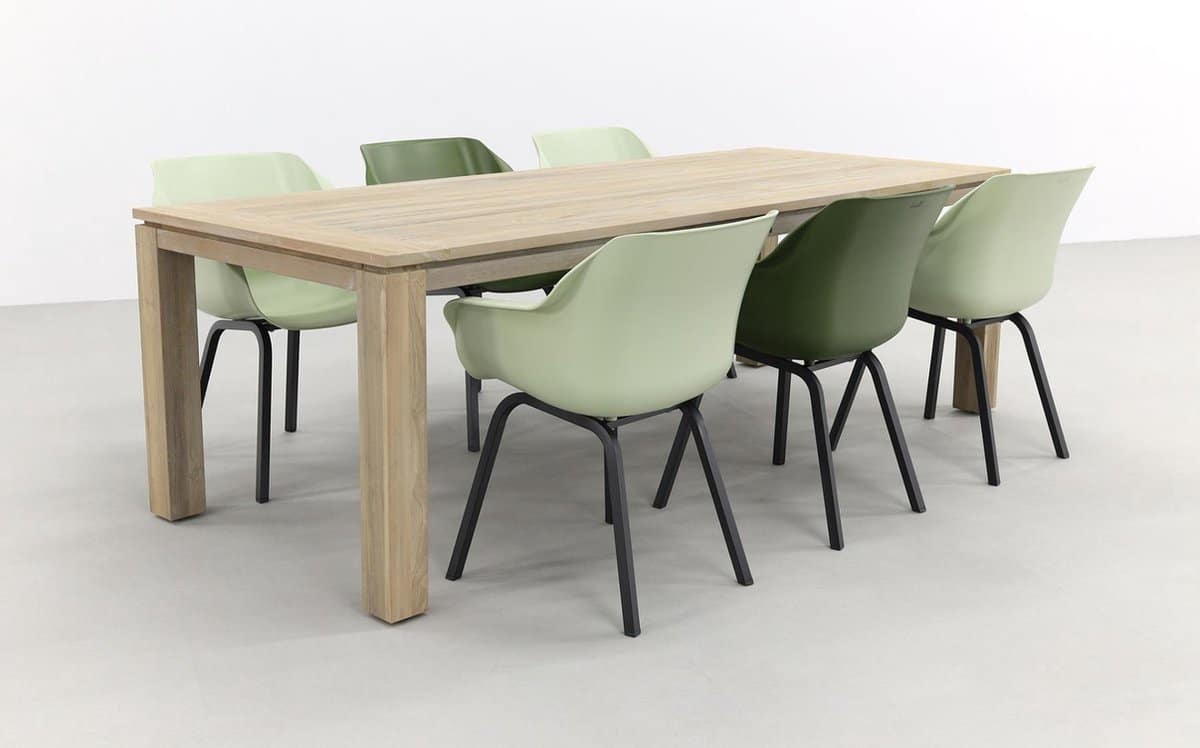 hartman sophie element mixed green/rome grey 240 cm. tuinset